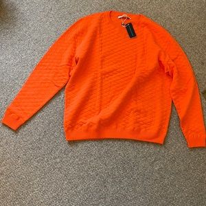 Holderness and Bourne The Ward Sweater XL - Orange